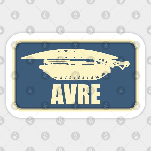 AVRE Armoured Vehicle Royal Engineers Sticker by TCP